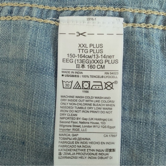 raw hem denim shirt button‎ up - Picture 9 of 9